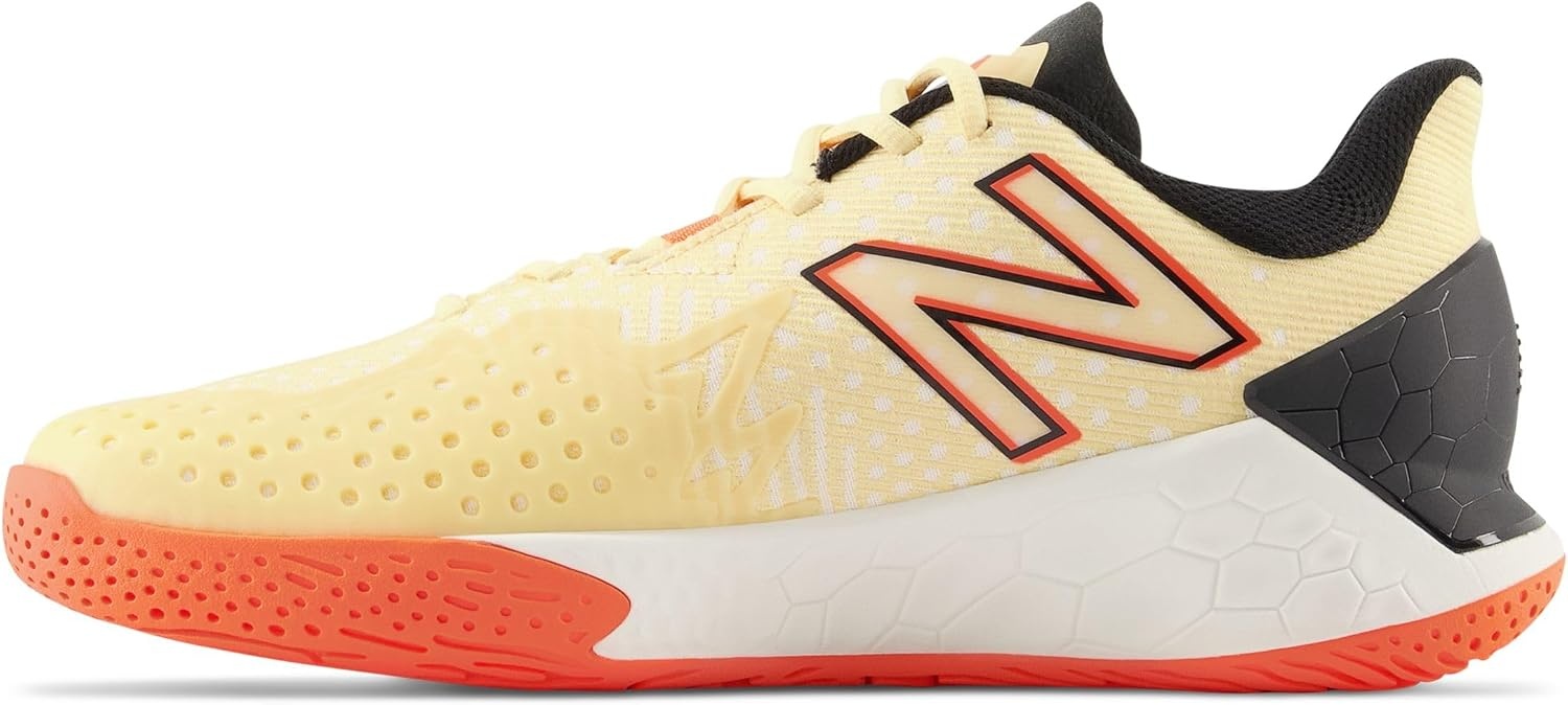 image:imageNew Balance Mens Fresh Foam X Lav V2 Hard Court Tennis ShoeRaw SugarNeon DragonflyBlack