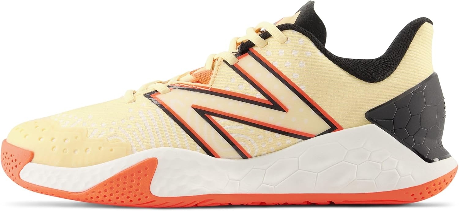 image:imageNew Balance Mens Fresh Foam X Lav V2 Hard Court Tennis ShoeRaw SugarNeon DragonflyBlack