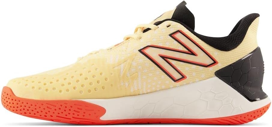 image:imageNew Balance Mens Fresh Foam X Lav V2 Hard Court Tennis ShoeRaw SugarNeon DragonflyBlack