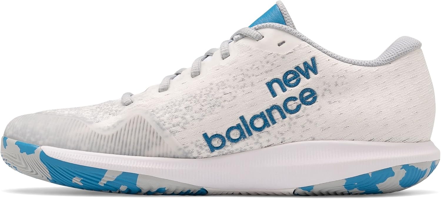 image:imageNew Balance Mens FuelCell 996 V4 Hard Court Tennis ShoeWhiteHeliumSulphur Yellow