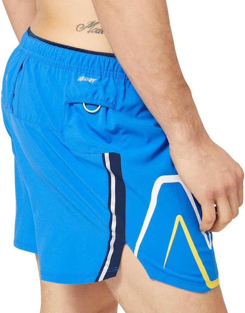 image:imageNew Balance Mens Impact Run 5 Inch ShortCobalt