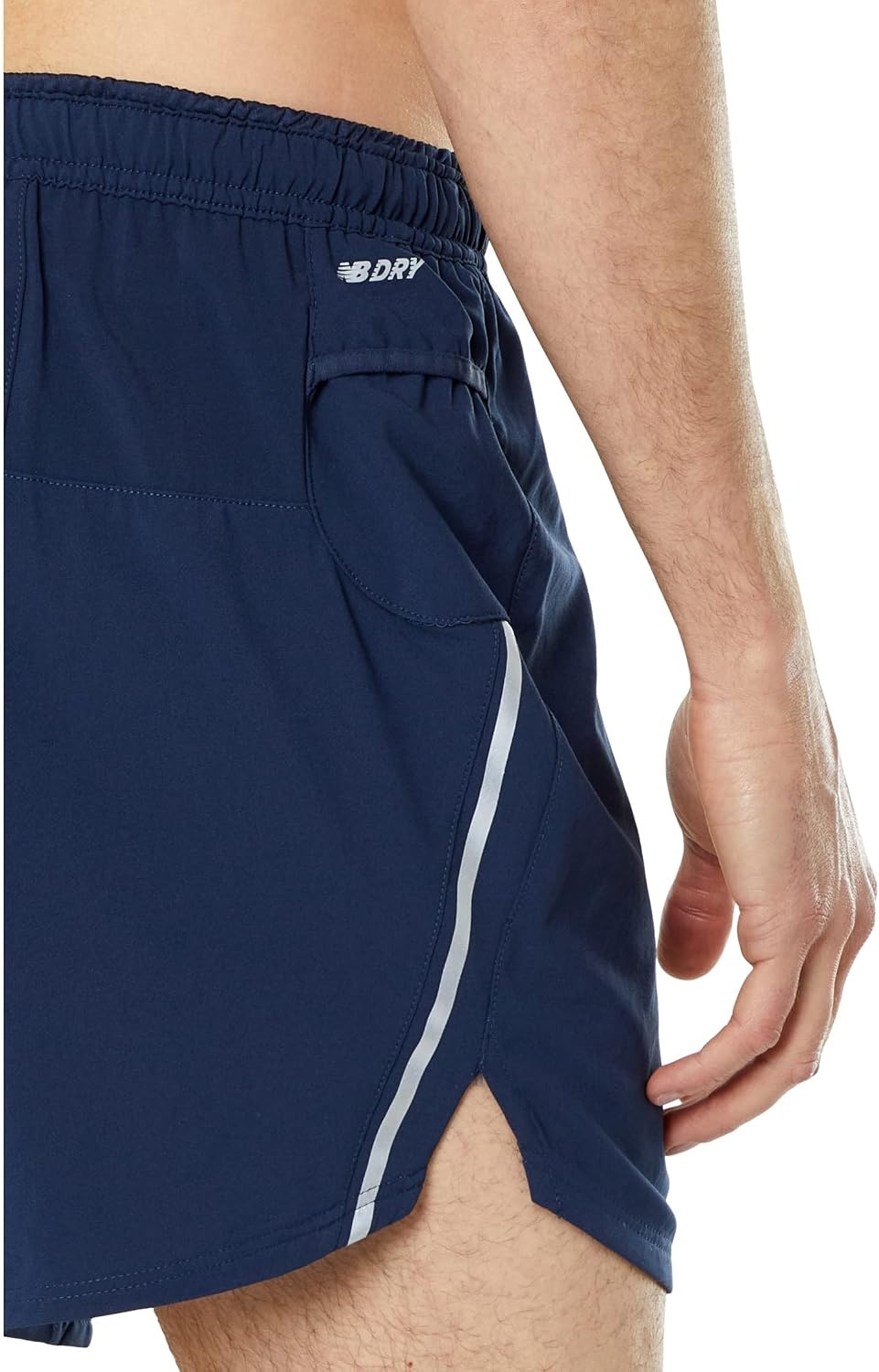 image:imageNew Balance Mens Impact Run 5 Inch ShortNatural Indigo