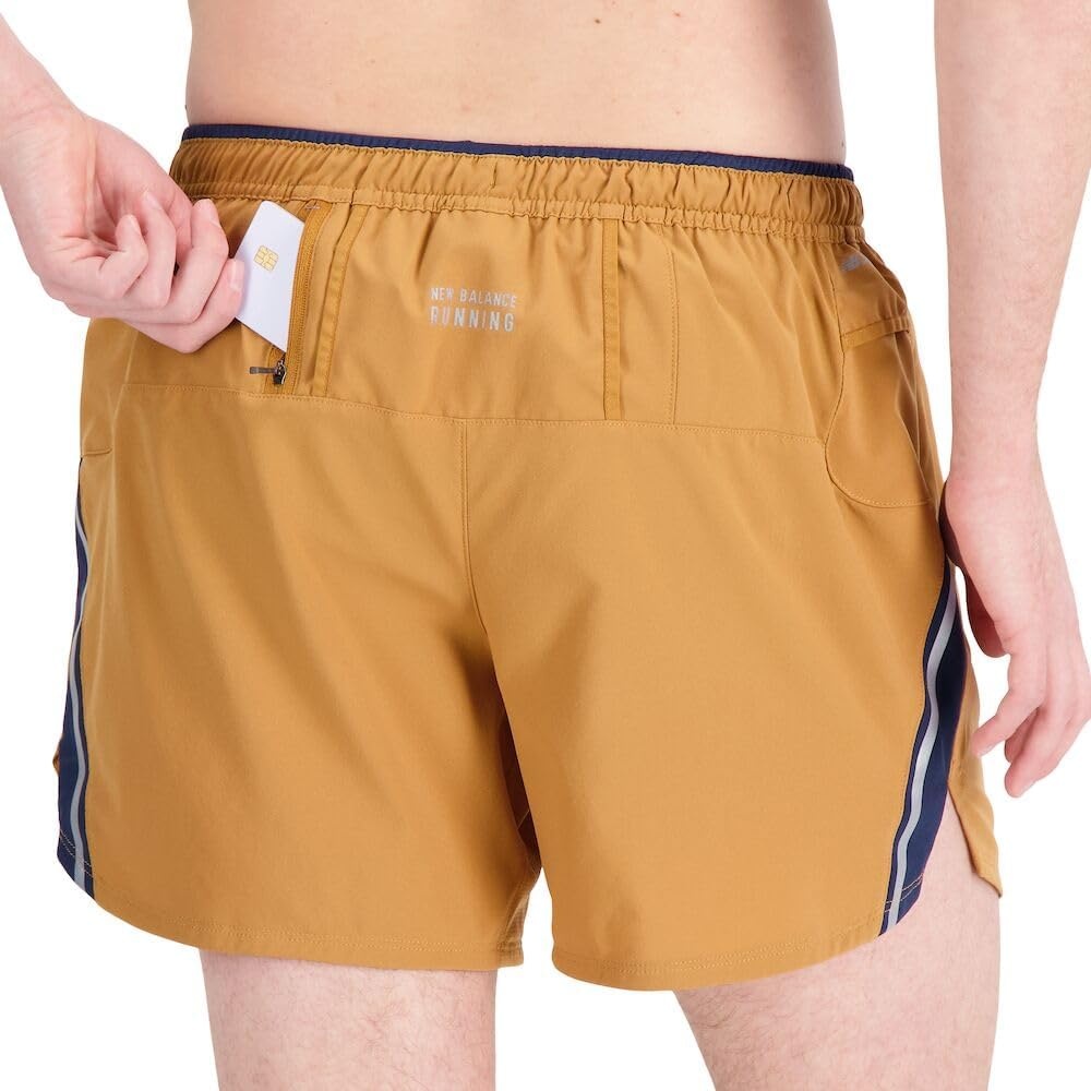 image:imageNew Balance Mens Impact Run 5 Inch ShortTobacco