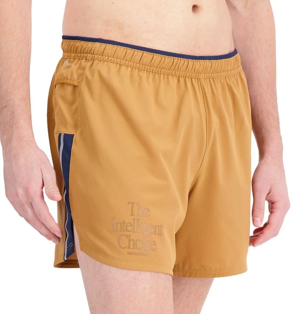 image:imageNew Balance Mens Impact Run 5 Inch ShortTobacco