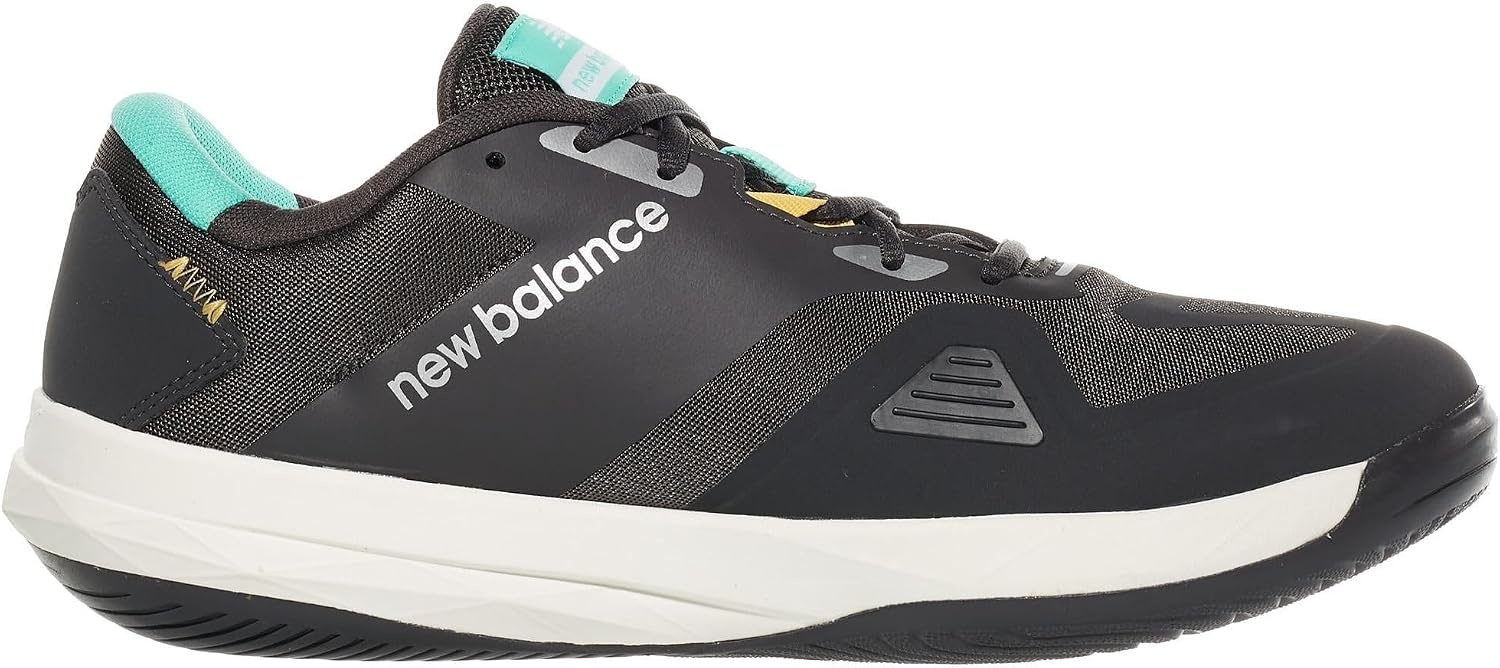 image:imageNew Balance Mens MC996 Lightweight Tennis ShoeBlack CementCyber JadeClementine