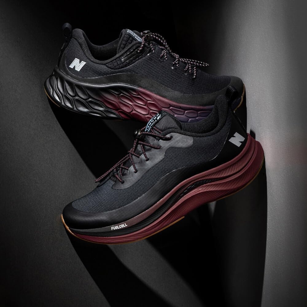 image:imageNew Balance Mens MC996 Lightweight Tennis ShoeBlackNb Burgundy