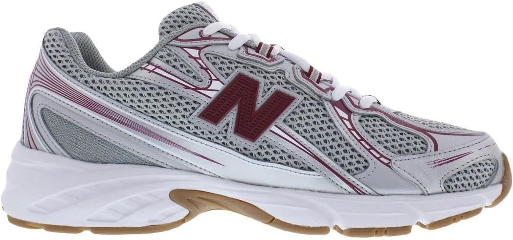 image:imageNew Balance Mens MC996 Lightweight Tennis ShoeRosy RedGreySilver Grey