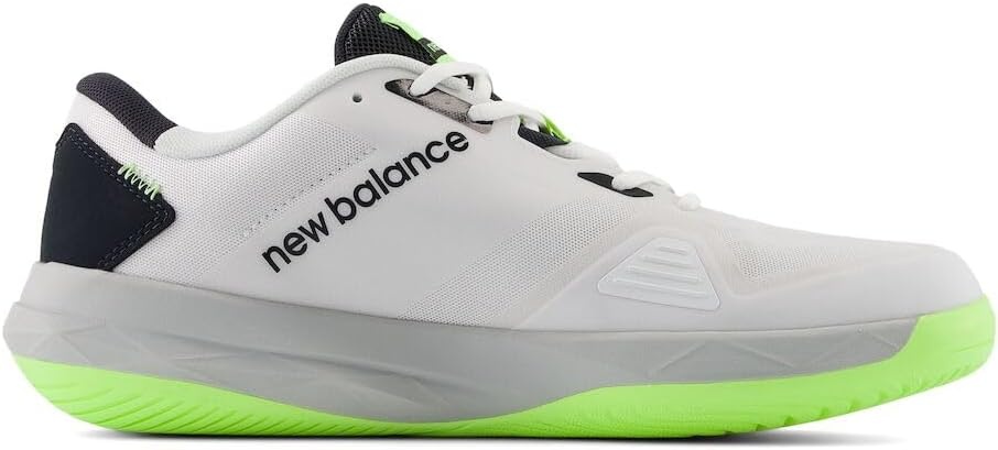 image:imageNew Balance Mens MC996 Lightweight Tennis ShoeWhiteBleached Lime GloBlack