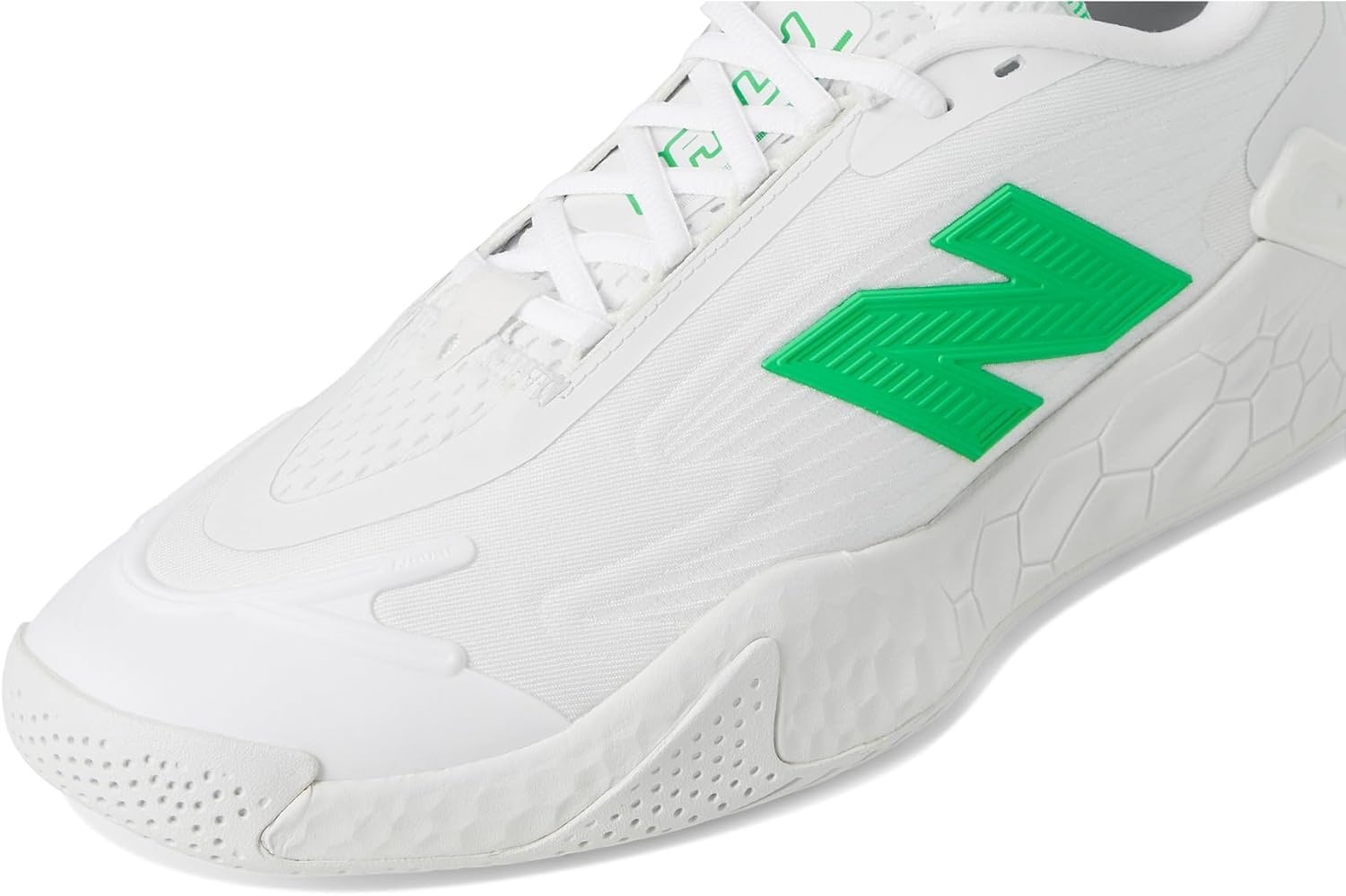 image:imageNew Balance Mens MC996 Lightweight Tennis ShoeWhiteGreen Apple