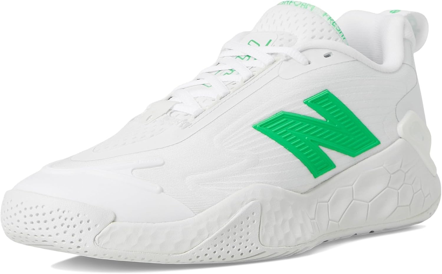 image:imageNew Balance Mens MC996 Lightweight Tennis ShoeWhiteGreen Apple