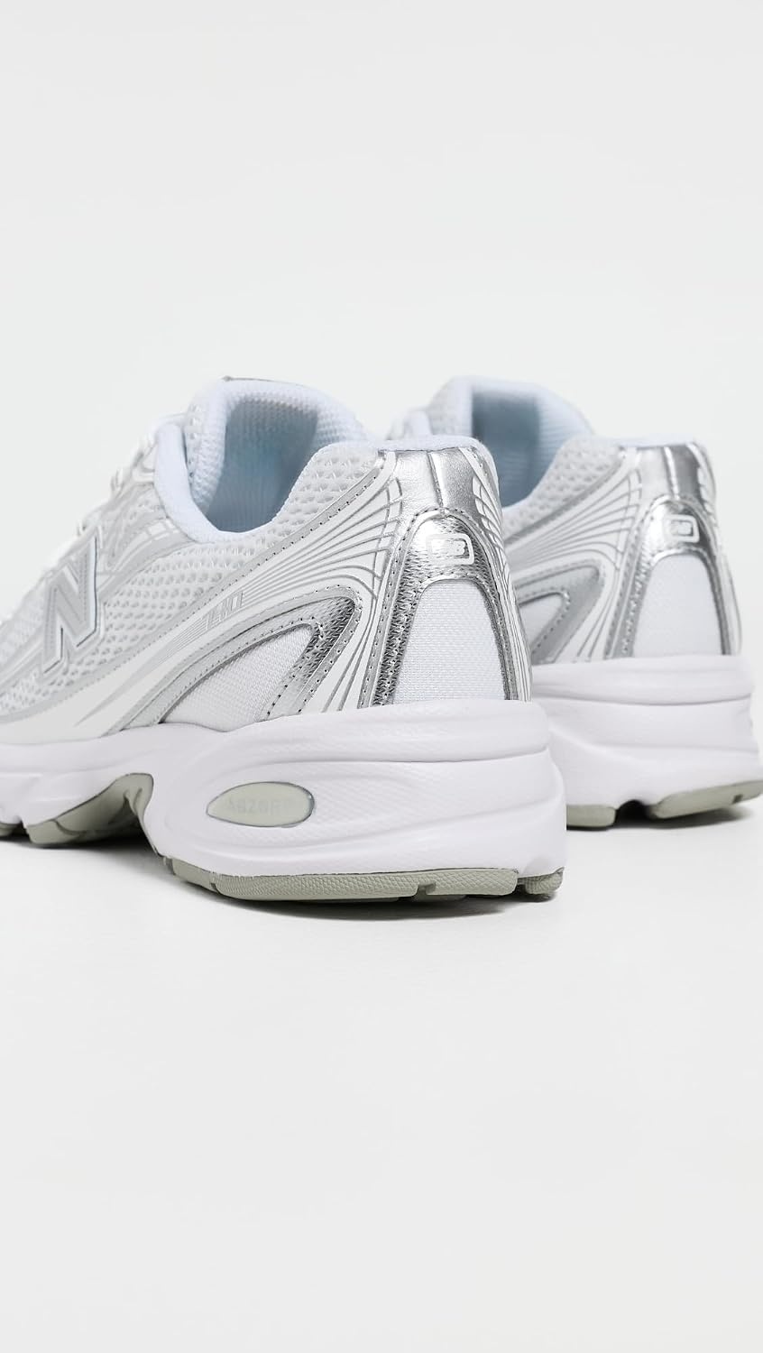 image:imageNew Balance Mens MC996 Lightweight Tennis ShoeWhiteMetallic SilverReflection