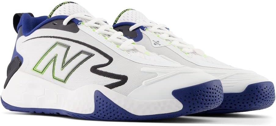 image:imageNew Balance Mens MC996 Lightweight Tennis ShoeWhiteNavy
