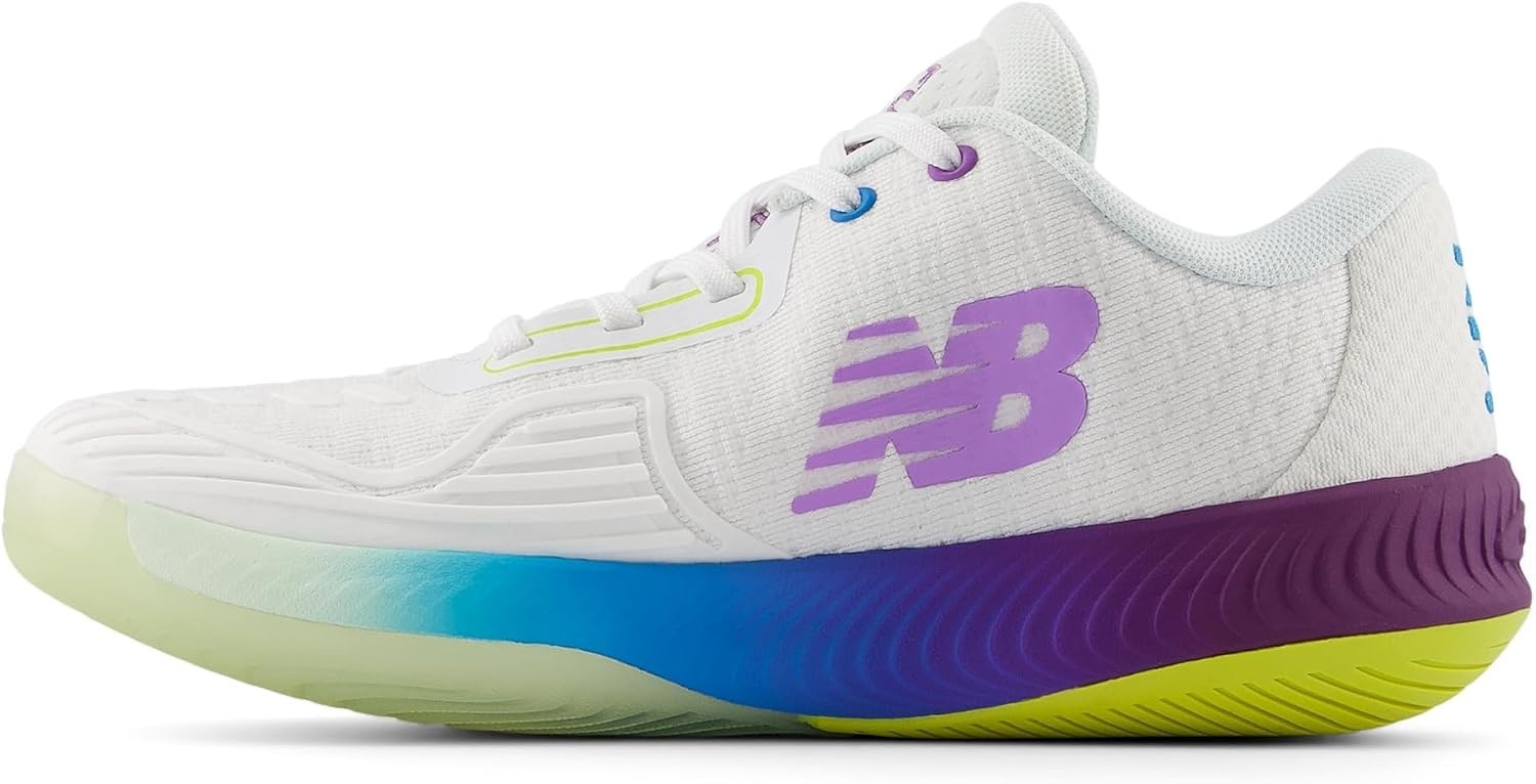 image:imageNew Balance Mens MC996 Lightweight Tennis ShoeWhitePurple FadeCoastal Blue