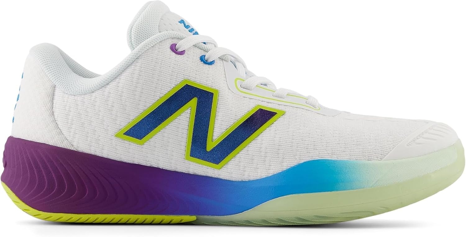 image:imageNew Balance Mens MC996 Lightweight Tennis ShoeWhitePurple FadeCoastal Blue