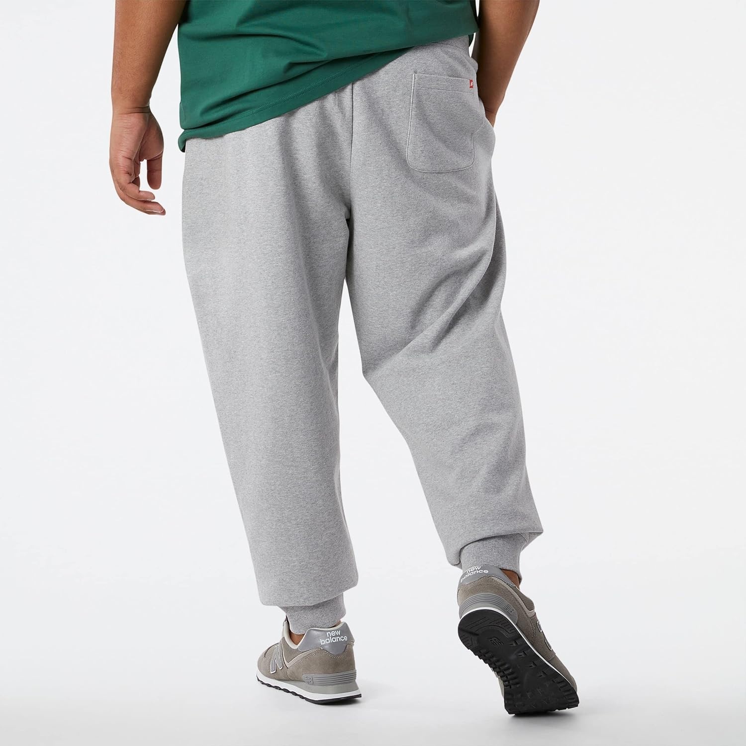 image:imageNew Balance Mens NB Essentials Stacked Logo SweatpantAthletic Grey