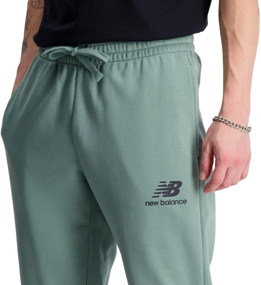 image:imageNew Balance Mens NB Essentials Stacked Logo SweatpantDark Juniper