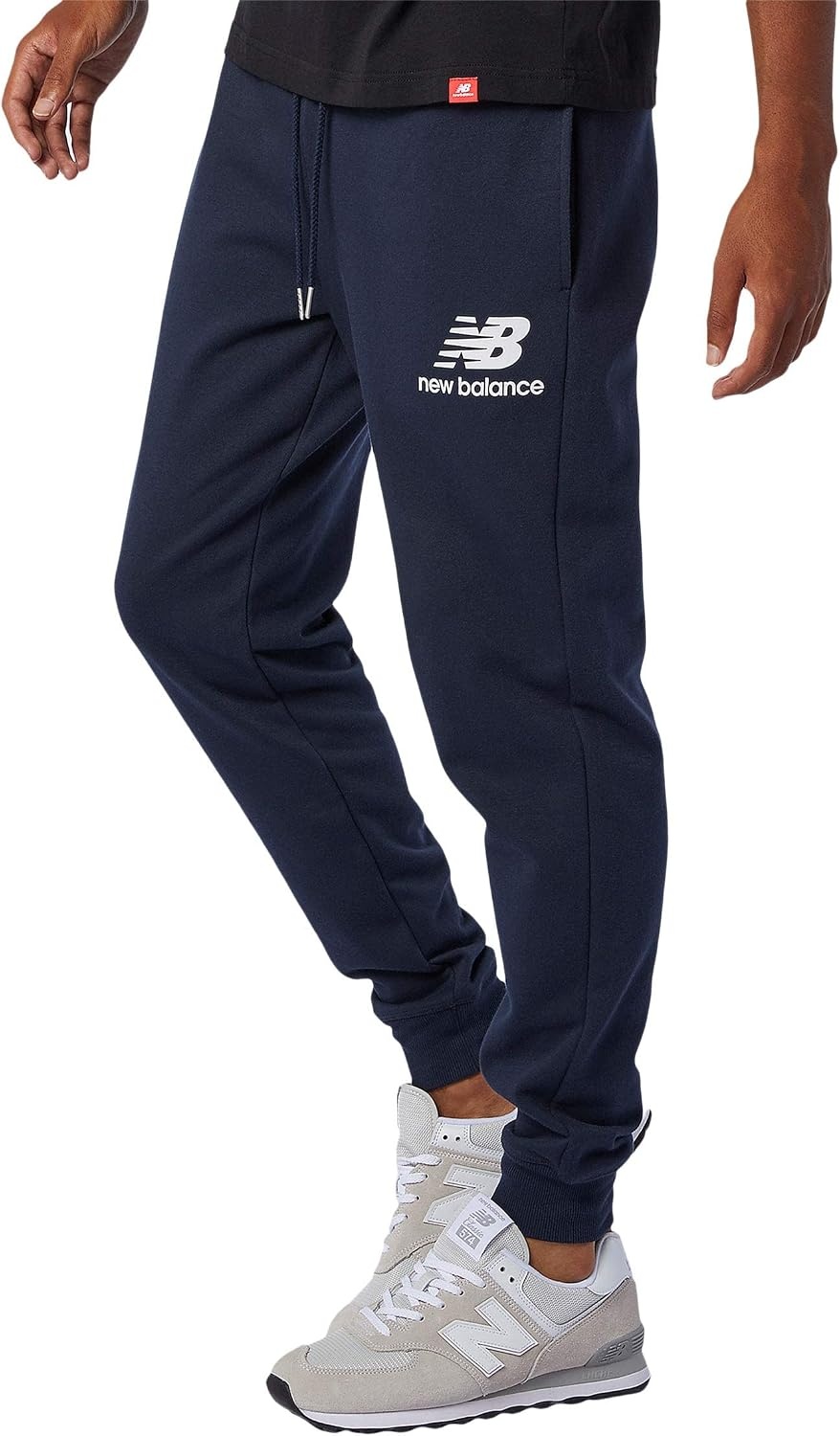 image:imageNew Balance Mens NB Essentials Stacked Logo SweatpantEclipse
