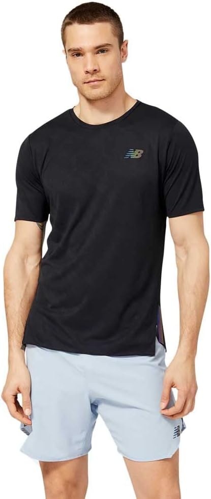 image:imageNew Balance Mens Q Speed Jacquard Short SleeveBlack