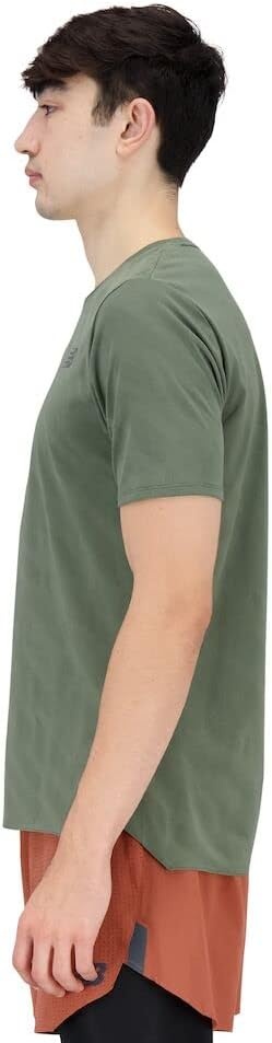 image:imageNew Balance Mens Q Speed Jacquard Short SleeveDeep Olive Green