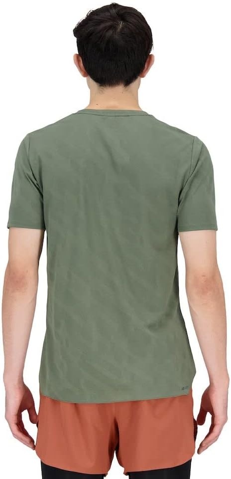 image:imageNew Balance Mens Q Speed Jacquard Short SleeveDeep Olive Green