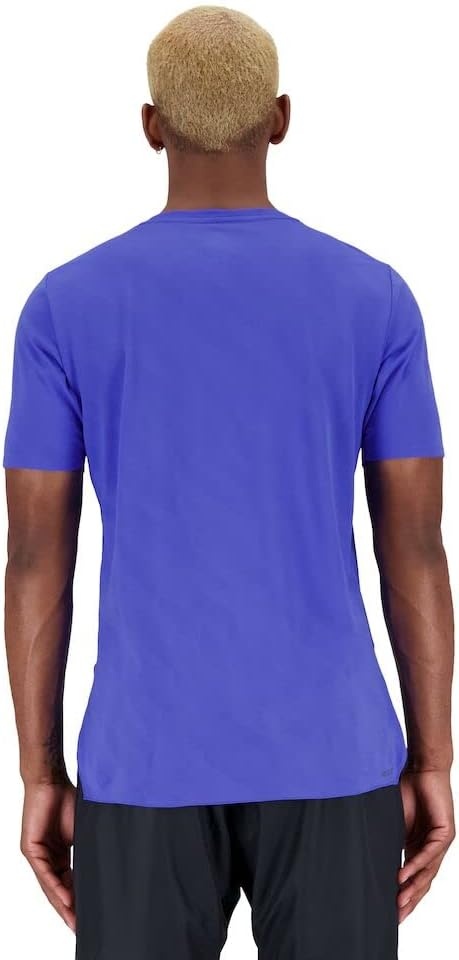 image:imageNew Balance Mens Q Speed Jacquard Short SleeveMarine Blue