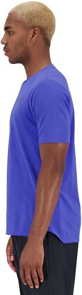 image:imageNew Balance Mens Q Speed Jacquard Short SleeveMarine Blue