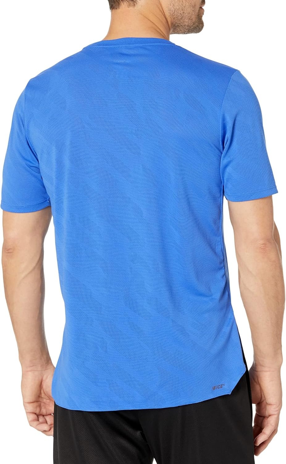 image:imageNew Balance Mens Q Speed Jacquard Short SleeveMarine Blue