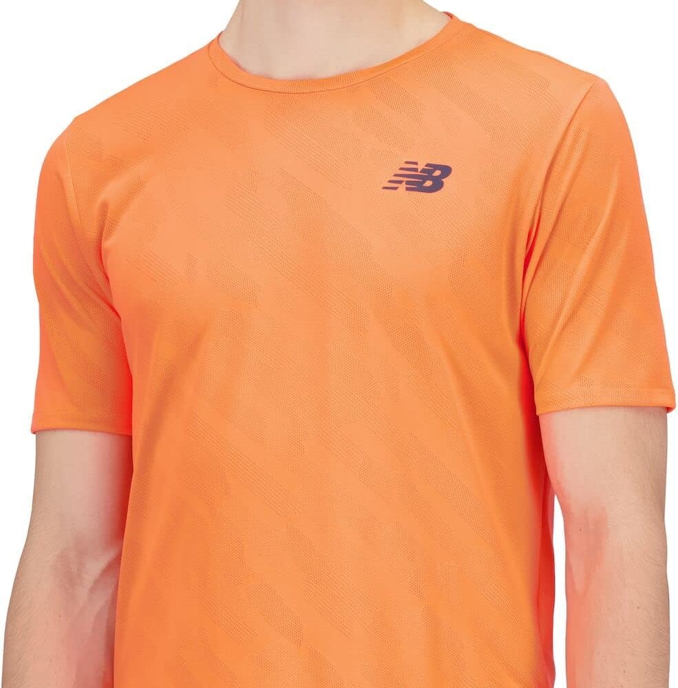 image:imageNew Balance Mens Q Speed Jacquard Short SleeveNeon Dragonfly