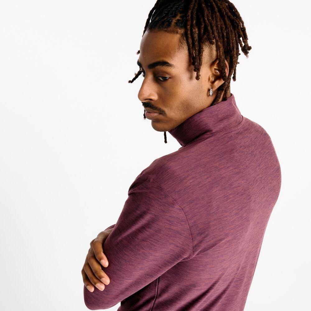 image:imageNew Balance Mens Space Dye 14 ZipFaded Plum Heather