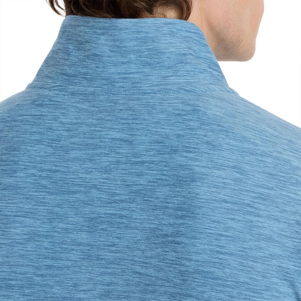 image:imageNew Balance Mens Space Dye 14 ZipShoreline Blue Heather