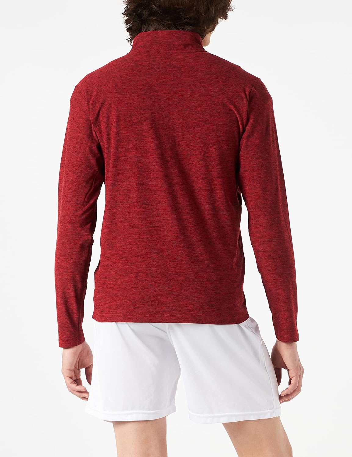 image:imageNew Balance Mens Space Dye 14 ZipTeam Red Pepper