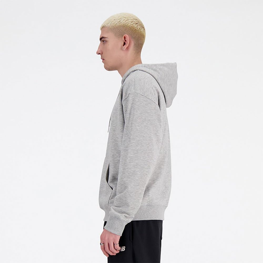 image:imageNew Balance Mens Sport Essentials Fleece Logo HoodieAthletic Grey