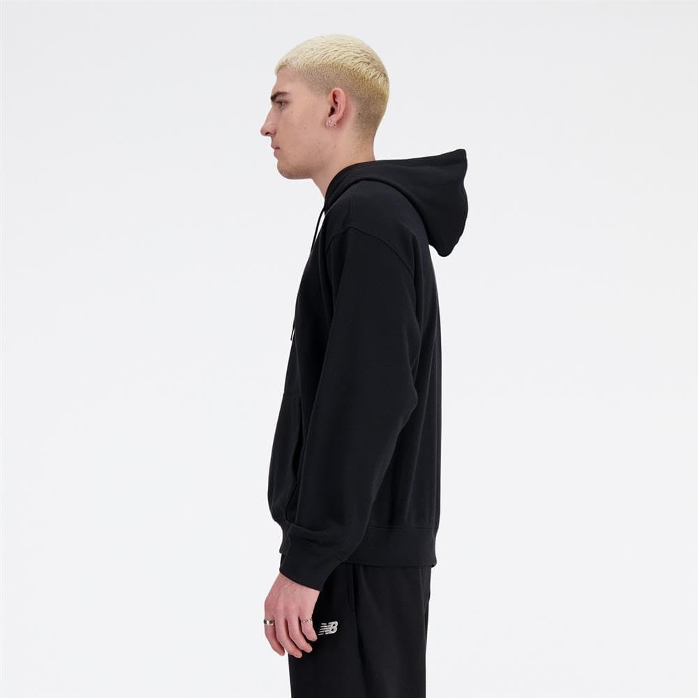 image:imageNew Balance Mens Sport Essentials Fleece Logo HoodieBlack