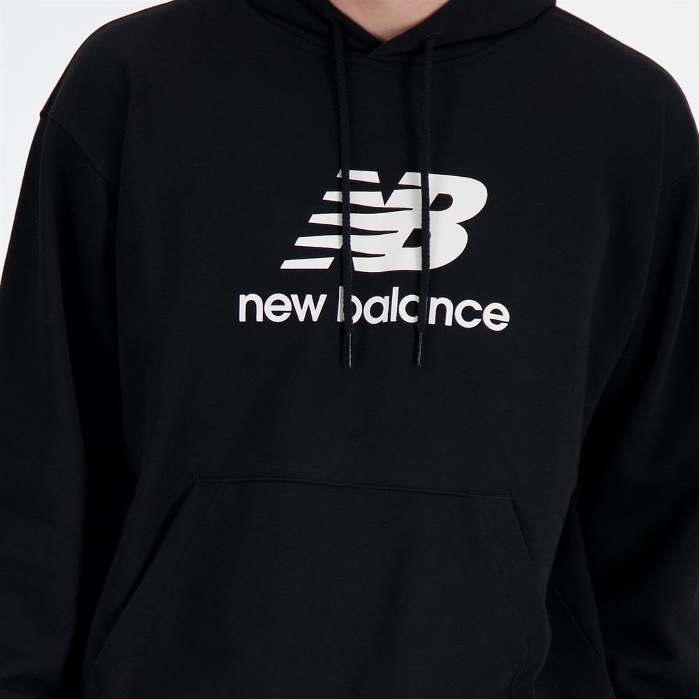 image:imageNew Balance Mens Sport Essentials Fleece Logo HoodieBlack