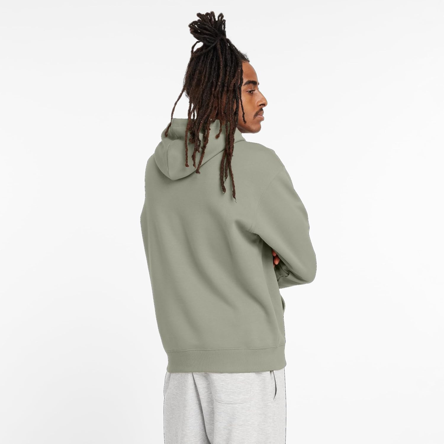 image:imageNew Balance Mens Sport Essentials Fleece Logo HoodieOlivine