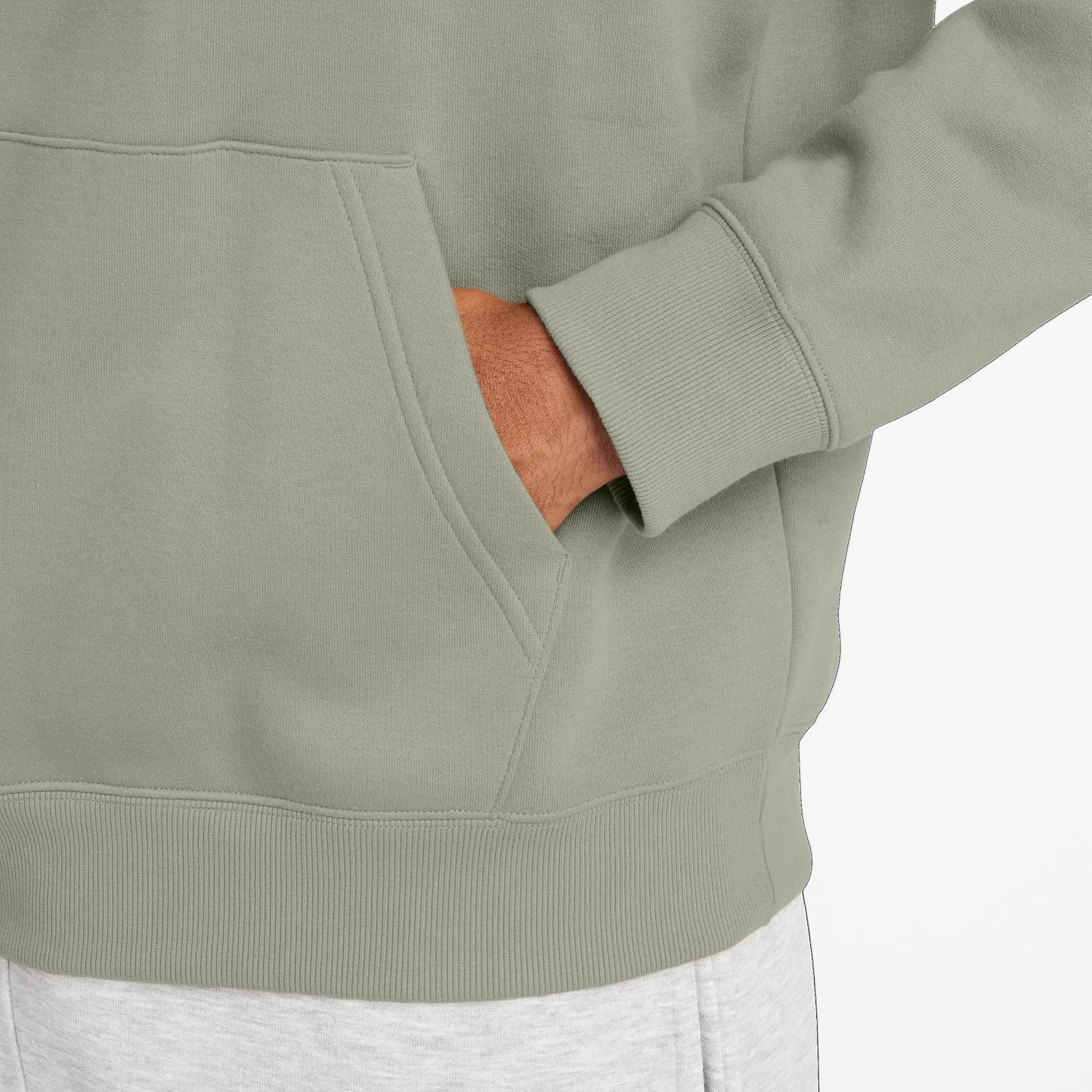 image:imageNew Balance Mens Sport Essentials Fleece Logo HoodieOlivine