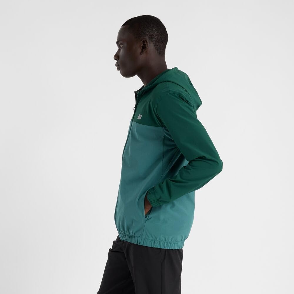 image:imageNew Balance Mens Woven Full Zip JacketNew Spruce
