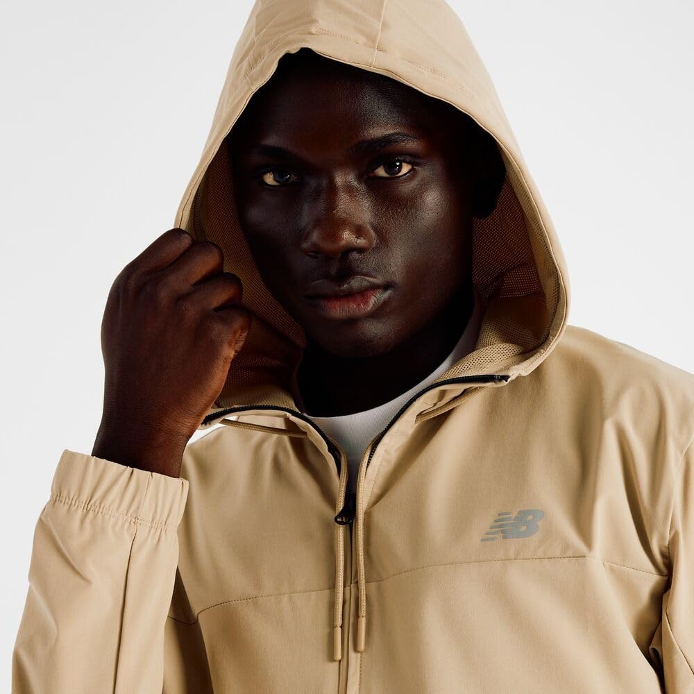 image:imageNew Balance Mens Woven Full Zip JacketStoneware