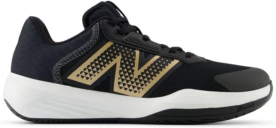 image:imageNew Balance Womens 696 V6 Tennis ShoeBlackWhite
