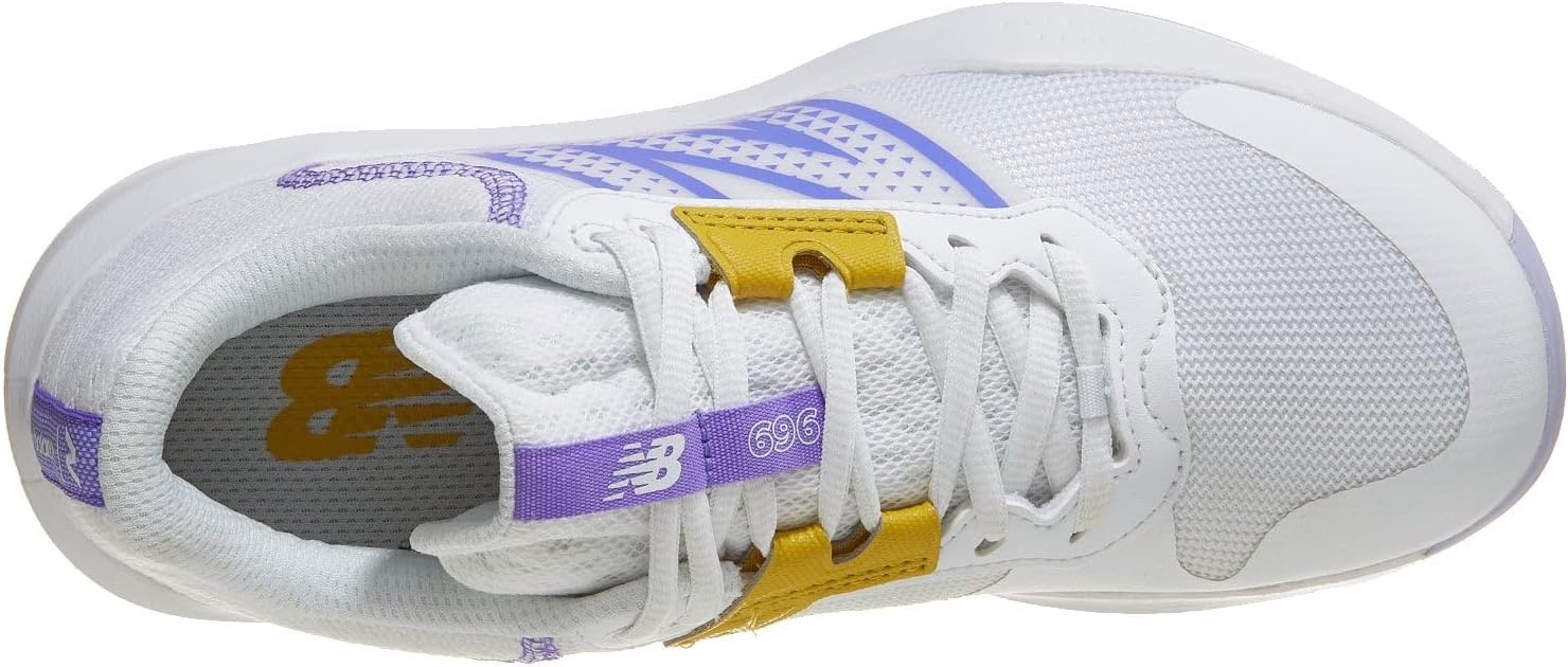 image:imageNew Balance Womens 696 V6 Tennis ShoeWhiteDaybreak