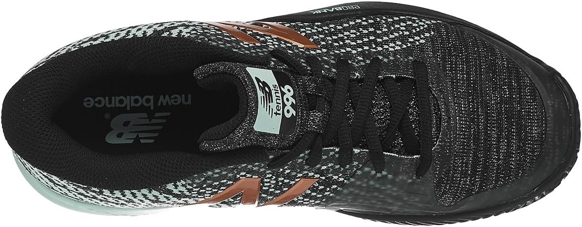 image:imageNew Balance Womens Clay Court 996 V3 Tennis ShoeBlackMint