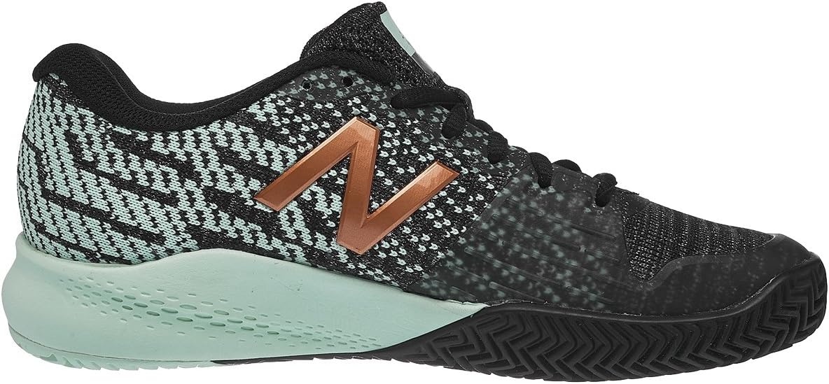 image:imageNew Balance Womens Clay Court 996 V3 Tennis ShoeBlackMint