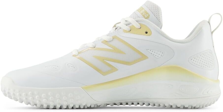 image:imageNew Balance Womens Fresh Foam Velo V4 TurfTrainerWhiteTeam Gold