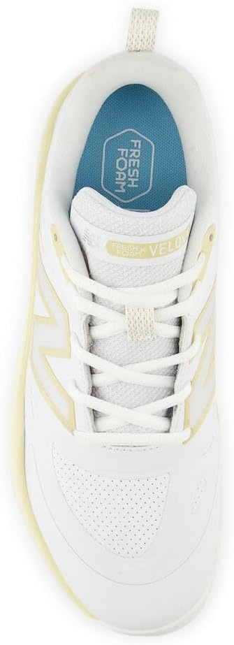 image:imageNew Balance Womens Fresh Foam Velo V4 TurfTrainerWhiteTeam Gold