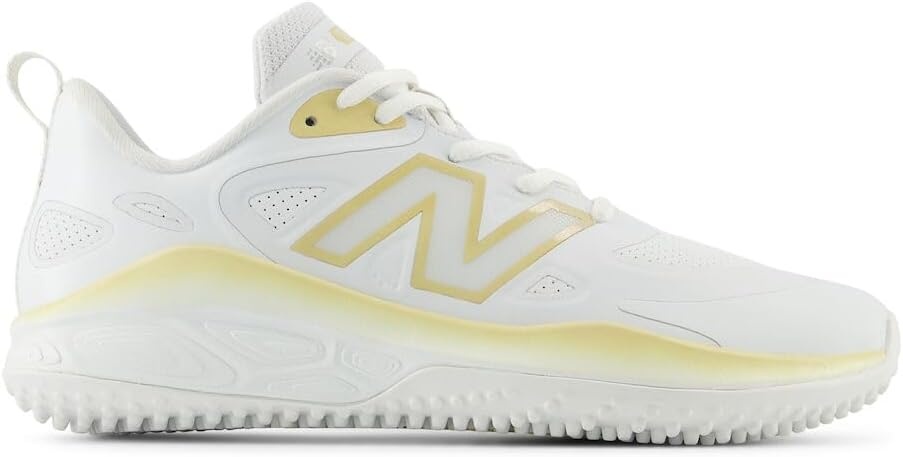 image:imageNew Balance Womens Fresh Foam Velo V4 TurfTrainerWhiteTeam Gold