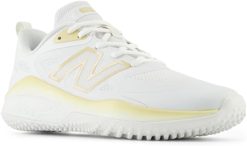 image:imageNew Balance Womens Fresh Foam Velo V4 TurfTrainerWhiteTeam Gold