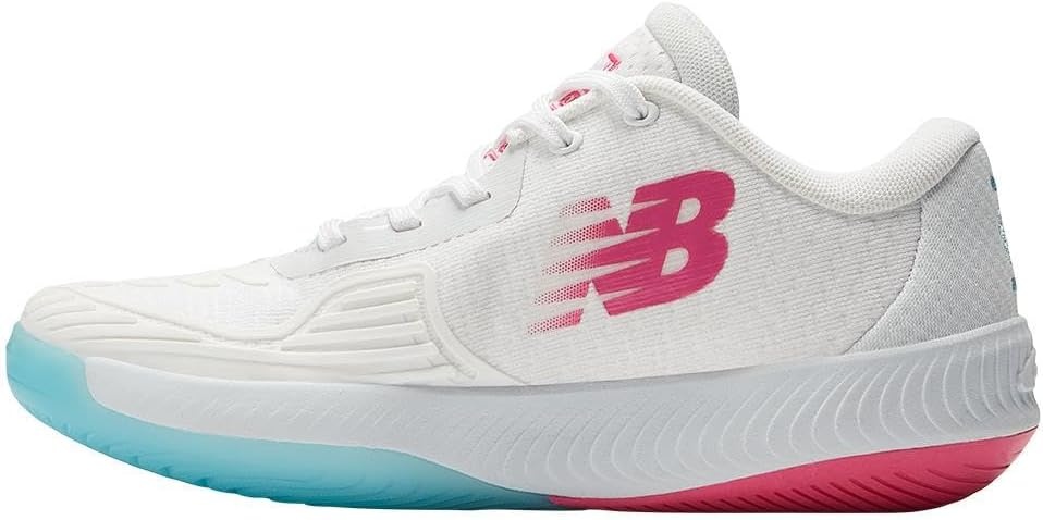image:imageNew Balance Womens FuelCell 996 V5 Hard CourtWhiteGreyTeam Red