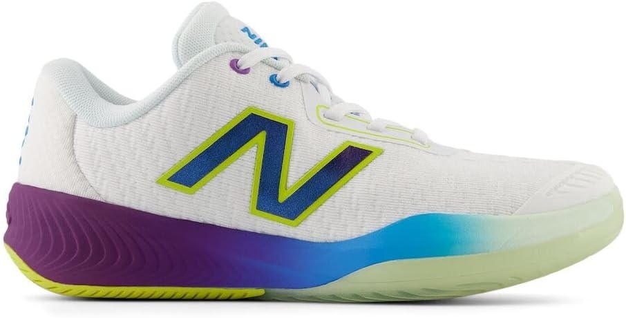 image:imageNew Balance Womens FuelCell 996 V5 Hard CourtWhitePurple FadeCoastal Blue