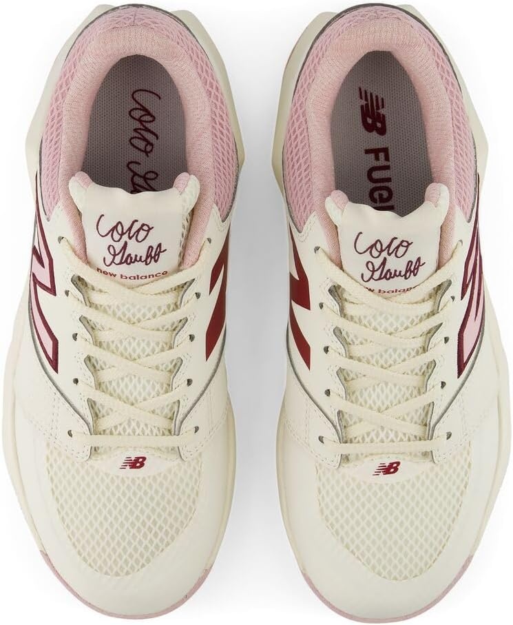 image:imageNew Balance Womens FuelCell Delray V2 Tennis ShoesPink ChalkAngora
