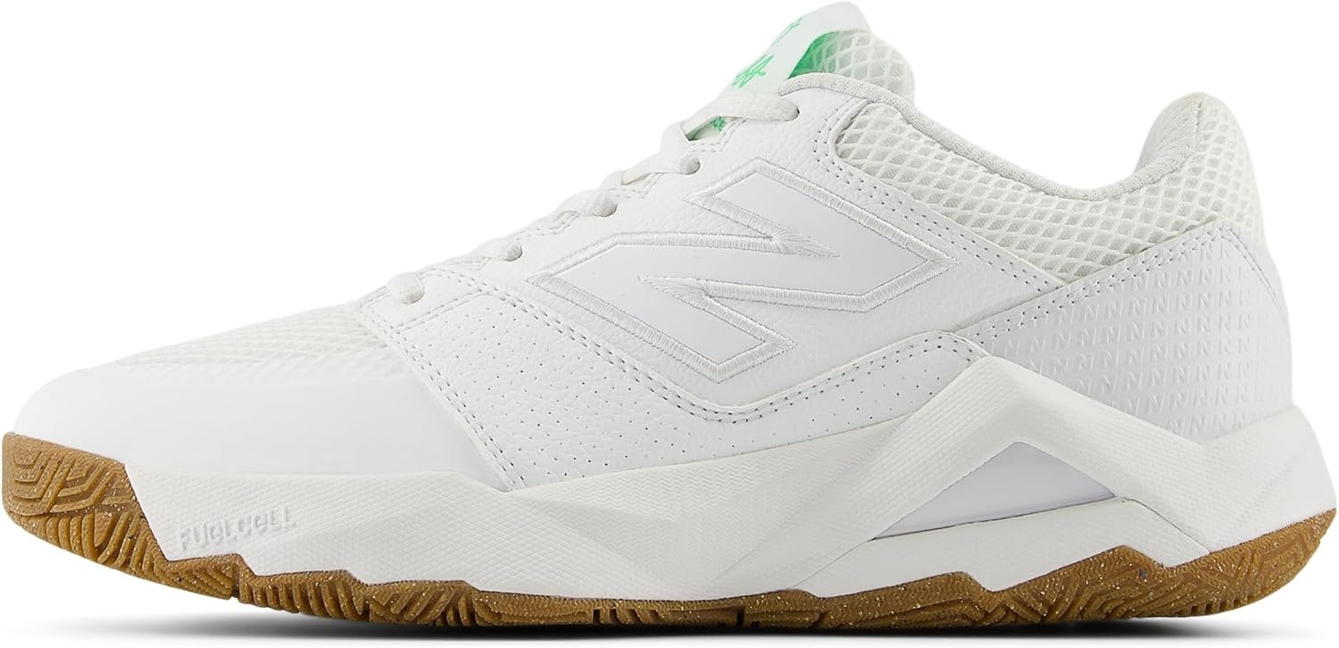 image:imageNew Balance Womens FuelCell Delray V2 Tennis ShoesWhiteGreen Apple